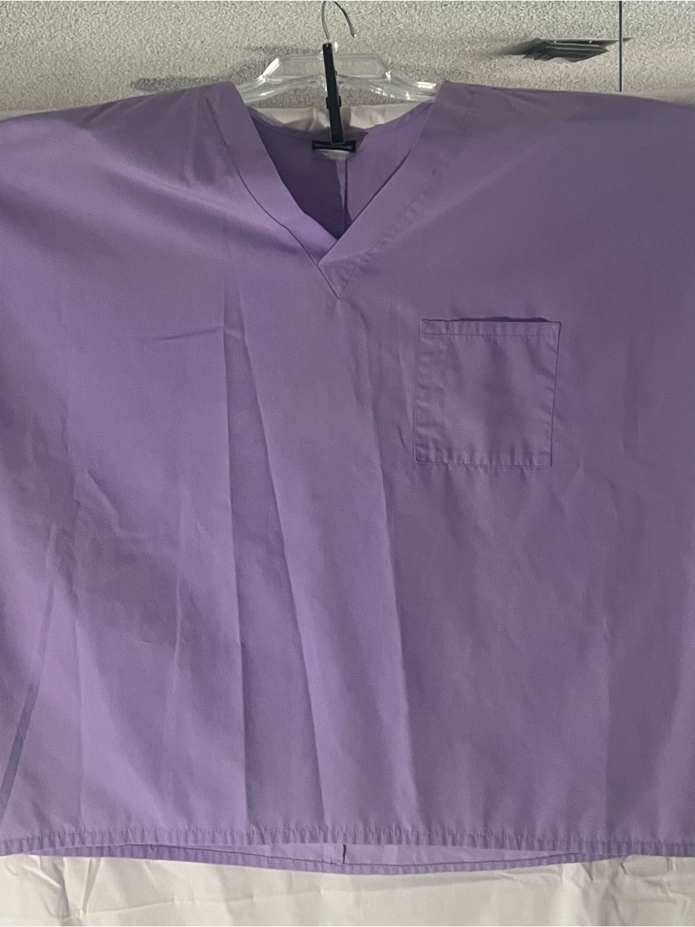 Cherokee Lavender V-Neck Scrub Top